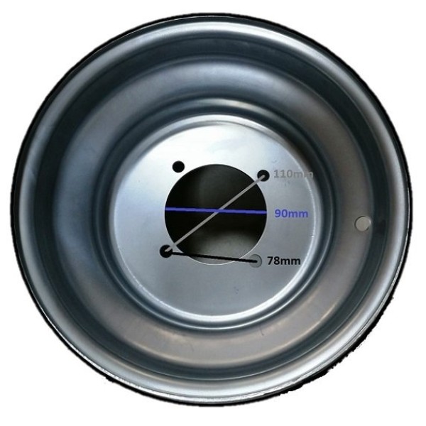 Brs 10 Jant Atv Ön 200Cc 22X7-10 Uyumlu 4X110 Brs 10 Jant Atv Ön 200Cc 22X7-10 Uyumlu 4X110