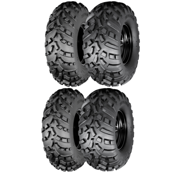 Carlisle Set 26X9-12 Ve 26X11-12 At489Xd 8 Kat Atv Lastik Ön-Arka Usa