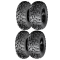 Carlisle Set 26X9-12 Ve 26X11-12 At489Xd 8 Kat Atv Lastik Ön-Arka Usa