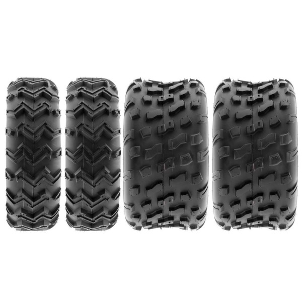 Sunf Set 21X7-10 Ve 20X10-9 A001-A022 6 Kat Atv Lastik Ön-Arka