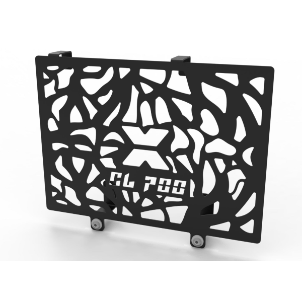 CF Moto CL-X 700 Herigate Alüminyum Radyatör Koruma Siyah