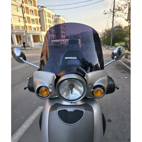 Aprilia Scarabeo 200 Siperlik Ön Cam 45cm 2002 2007 Model Siyah Renkli 4mm Aprilia Scarabeo 200 Siperlik Ön Cam 45cm 2002 2007 Model Siyah Renkli 4mm