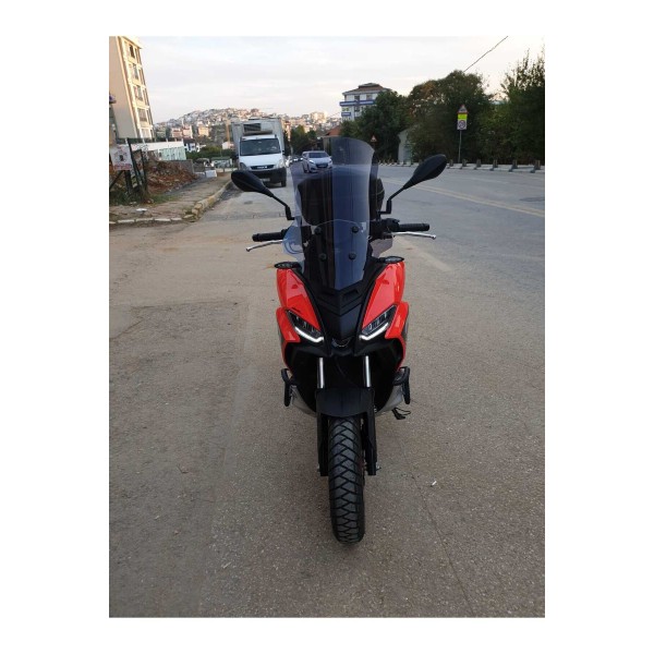 Aprilia SR GT 200 Siperlik Ön Cam 2021 2025 Model 58cm Füme Renkli 4mm