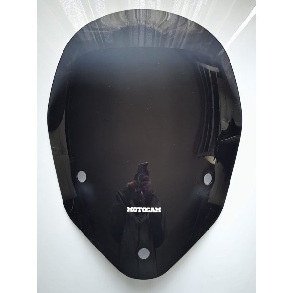 Aprilia SR Max 125 Siperlik Ön Cam 2007 2015 Model 58cm Siyah Renkli 4mm