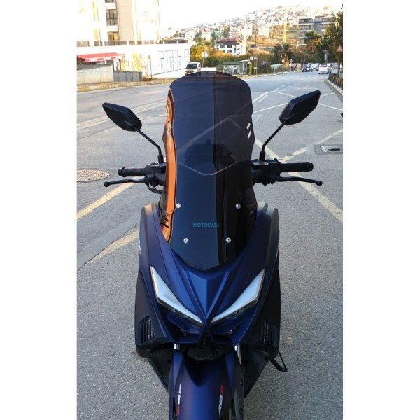 Arora Max T Easy 125 Ön Cam 2022 2025 Model 75cm Siyah Renkli 4mm UZUN CAM