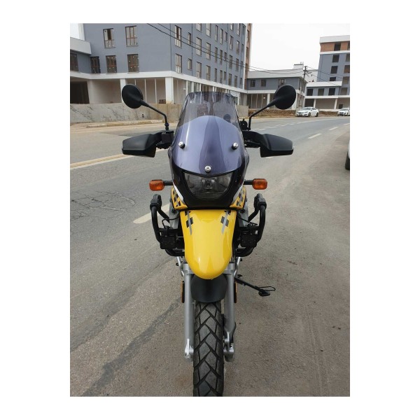 Bmw F650 GS Ön Cam ( 3 Delikli ) 1999 2003 Model 35cm Füme Renkli 4mm