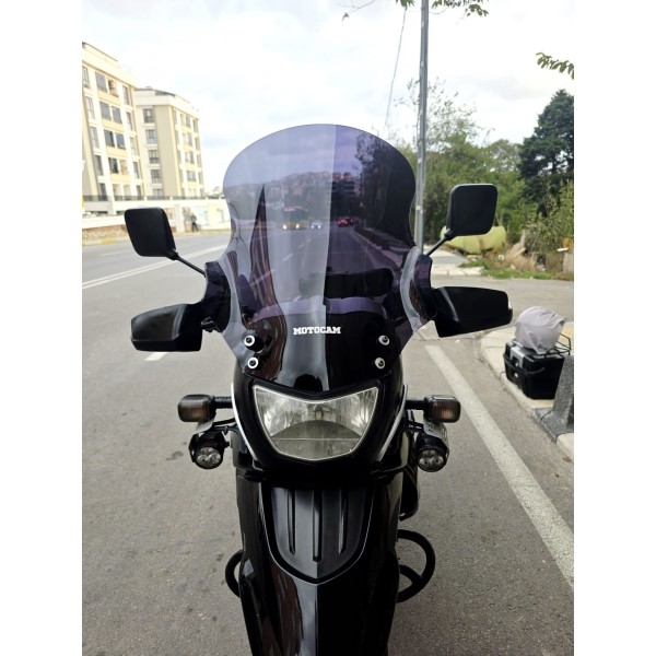 Bmw F650 GS Siperlik Ön Cam 2004 2007 Model 50cm siyah Renkli 4mm SPORTİF