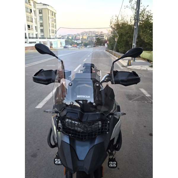 Bmw F750 GS Siperlik Ön Cam 2018 2023 Model 57cm Şeffaf Renkli 4mm UZUN CAM