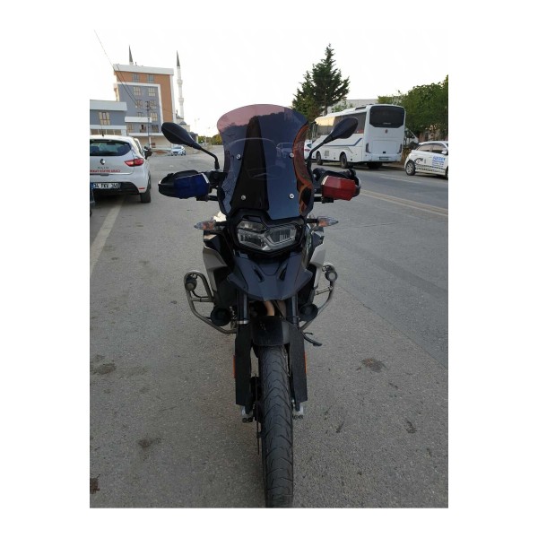Bmw F850 GS ADV Siperlik Ön Cam 2018 2023 Model 46cm Siyah Renkli 4mm Bmw F850 GS ADV Siperlik Ön Cam 2018 2023 Model 46cm Siyah Renkli 4mm