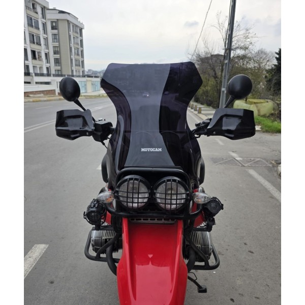Bmw R 1100 GS Siperlik Ön Cam 1993 1999 Model 58cm Siyah Renkli 4mm