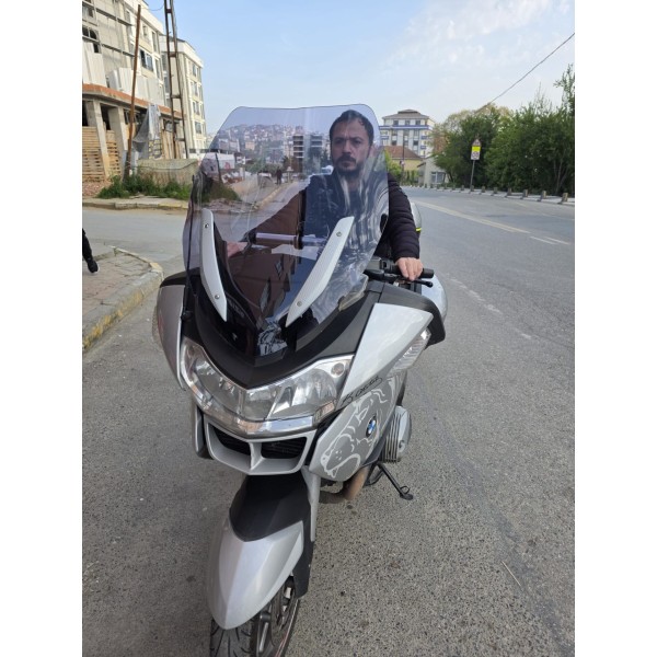 BMW R 1200 RT Siperlik Ön Cam 2005 2015 Model 70cm Füme Renkli 4mm
