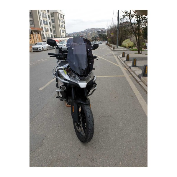 CF MOTO 800 MT Siperlik Ön Cam 2022 2025 Model 57cm siyah Renkli 4mm UZUN CAM