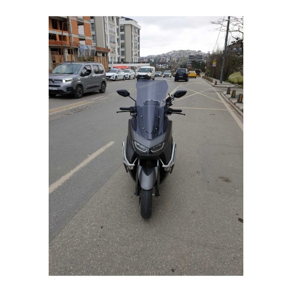 Falcon Cmax 155 Siperlik Ön Cam 2023 2025 Model 65cm Füme Renkli 4mm ORTA BOYLU CAM