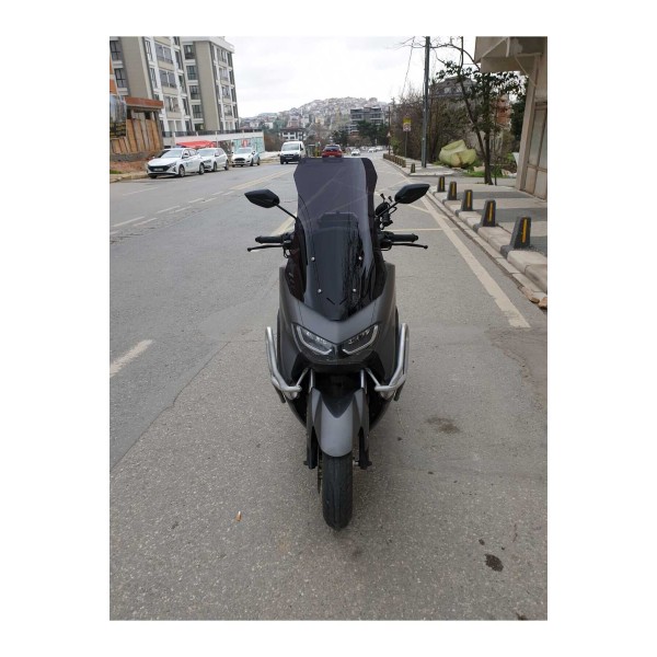 Falcon Cmax 155 Siperlik Ön Cam 2023 2025 Model 65cm Siyah Renkli 4mm ORTA BOYLU CAM