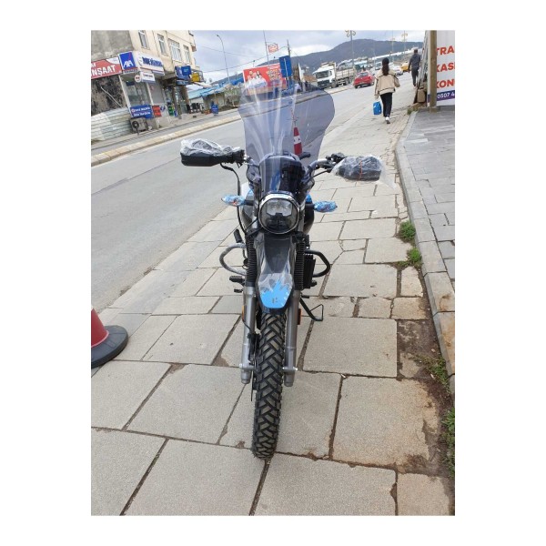 Hero X Pulse Siperlik Ön Cam 2020 2025 Model 46cm Füme Renkli 4mm