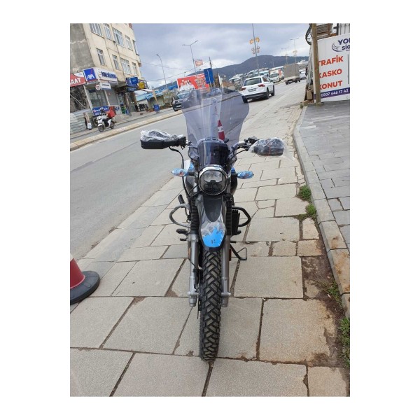 Hero X Pulse Siperlik Ön Cam 2020 2025 Model 46cm Füme Renkli 4mm UZUN CAM