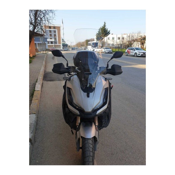 Honda Adv 350 Siperlik Ön Cam 2023 2025 Model 72cm Şeffaf Renkli 4mm UZUN CAM