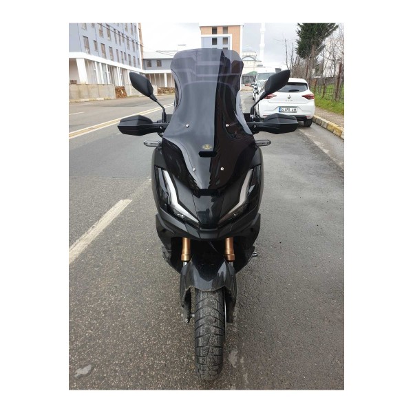 Honda Adv 350 Siperlik Ön Cam 2023 2025 Model 72cm Siyah Renkli 4mm UZUN CAM