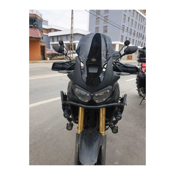 Honda Afrika Twin CRF 1000 Ön Cam 2016 2020 Model 45cm Siyah Renkli 4mm KISA CAM