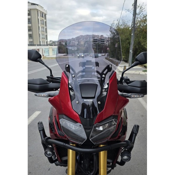 Honda Afrika Twin CRF 1000 Ön Cam 2016 2020 Model 55cm Açıkfüme Renkli 4mm UZUN CAM