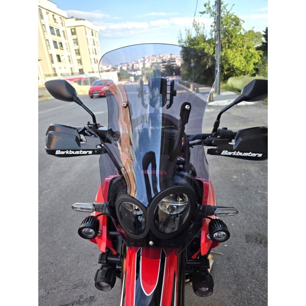 Honda CRF 250 300 Rally Siperlik Ön Cam 2017 2025 Model 56cm Füme Renkli 4mm