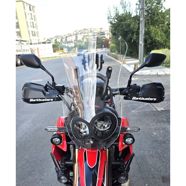 Honda CRF 250 300 Rally Siperlik Ön Cam 2017 2025 Model 56cm Şeffaf Renkli 4mm