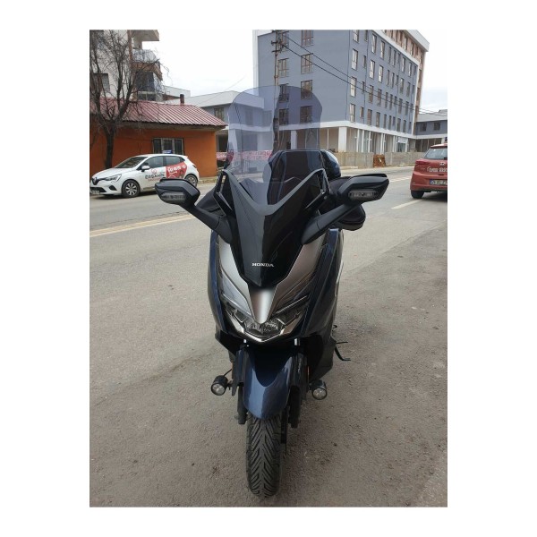 Honda Forza 250 Siperlik Ön Cam 2018 2020 Model 58cm Füme Renkli 4mm Honda Forza 250 Siperlik Ön Cam 2018 2020 Model 58cm Füme Renkli 4mm