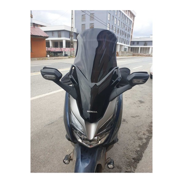 Honda Forza 250 Siperlik Ön Cam 2018 2020 Model 58cm Siyah Renkli 4mm Honda Forza 250 Siperlik Ön Cam 2018 2020 Model 58cm Siyah Renkli 4mm