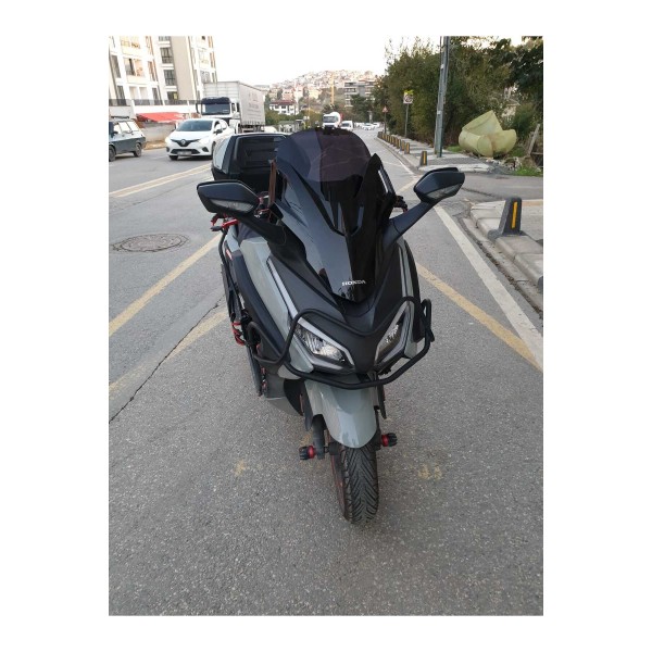 Honda Forza 250 Siperlik Ön Cam 2021 2025 Model 47cm Siyah Renkli 4mm ORİJİNAL BOYLU Honda Forza 250 Siperlik Ön Cam 2021 2025 Model 47cm Siyah Renkli 4mm ORİJİNAL BOYLU