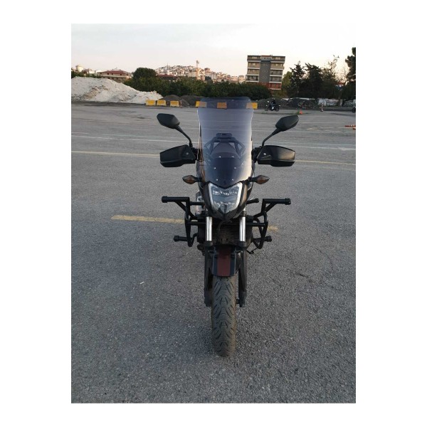 Honda NC 700 750 S Siperlik Ön Cam 2012 2020 Model 50cm Füme Renkli 4mm ORTA BOYLU CAM