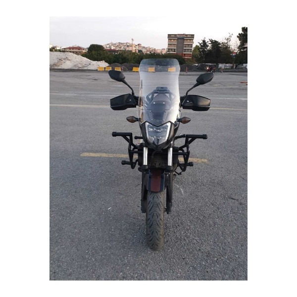 Honda NC 700 750 S Siperlik Ön Cam 2012 2020 Model 50cm Şeffaf Renkli 4mm ORTA BOYLU CAM