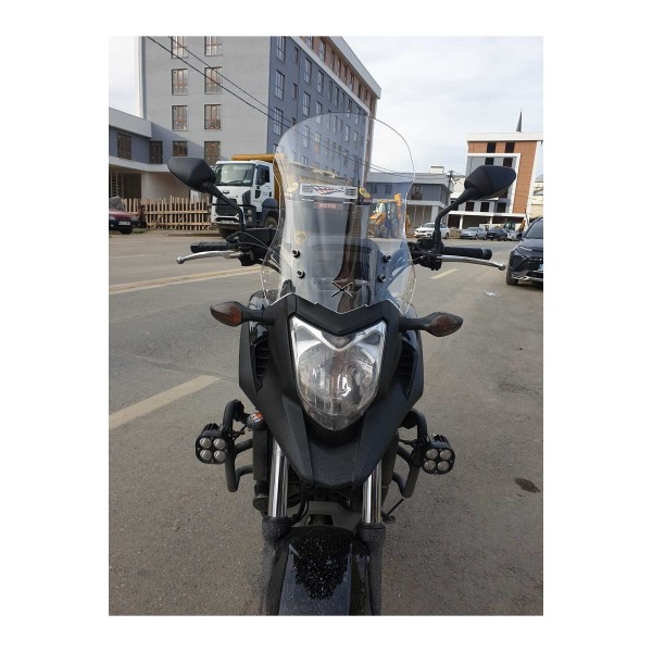Honda NC 700 750 X Siperlik Ön Cam 2012 2015 Model 50cm Şeffaf Renkli 4mm ORTA BOYLU CAM