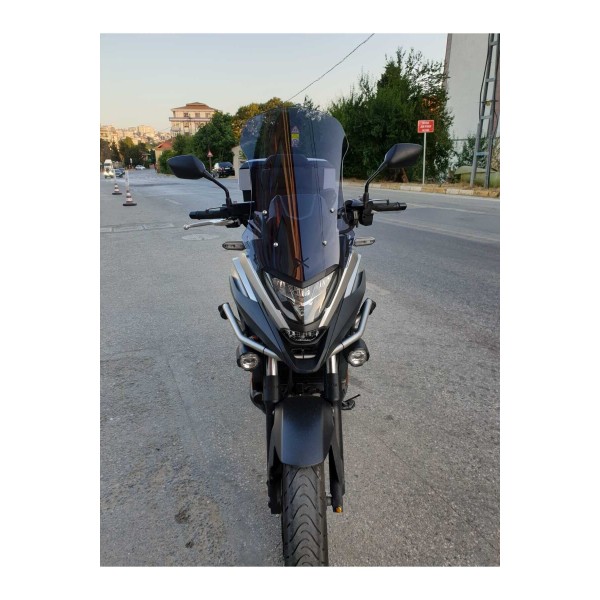 Honda NC 700 750 X Siperlik Ön Cam 2021 2024 Model 59cm Füme Renkli 4mm UZUN CAM