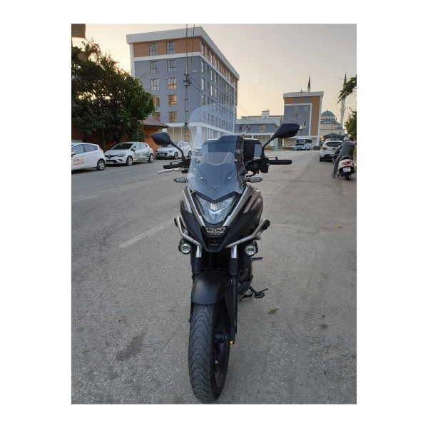 Honda NC 700 750 X Siperlik Ön Cam 2021 2024 Model 59cm Şeffaf Renkli 4mm UZUN CAM