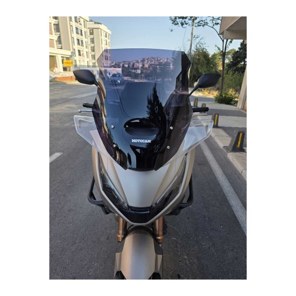 Honda NT 1100 Siperlik Ön Cam 2025 Model 61cm Siyah Renkli 4mm İADE YOKTUR