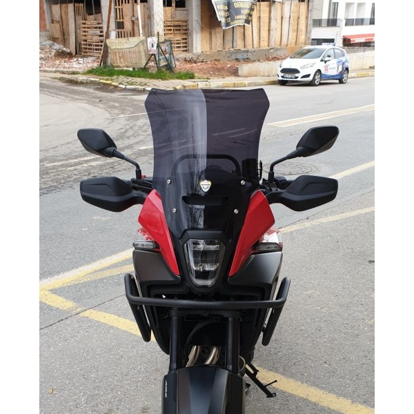Honda NX 500 Ön Cam 2025 Model 44cm Siyah Renkli 4mm UZUN CAM