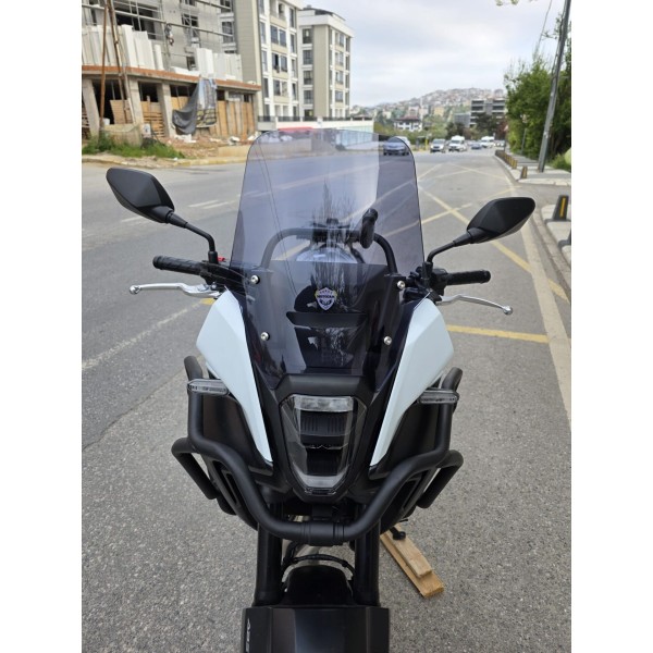 Honda NX 500 Ön Cam 34cm 2025 Model Füme Renkli 4mm Orijinal Boylu