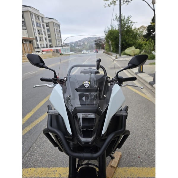 Honda NX 500 Ön Cam 34cm 2025 Model Şeffaf Renkli 4mm Orijinal Boylu