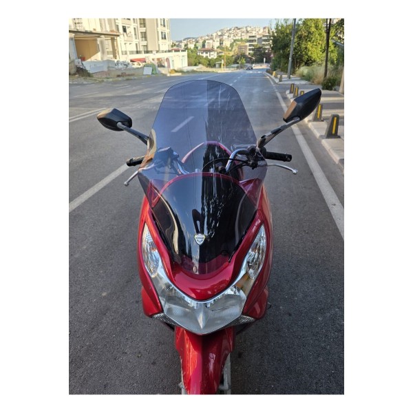 Honda PCX Siperlik Ön Cam 2011 2013 Model 59cm Füme Renkli ORTA BOYLU CAM