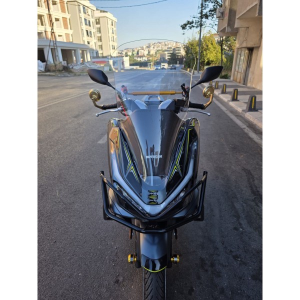 Honda PCX Siperlik Ön Cam 2025 Model 66cm Şeffaf Renkli 4mm