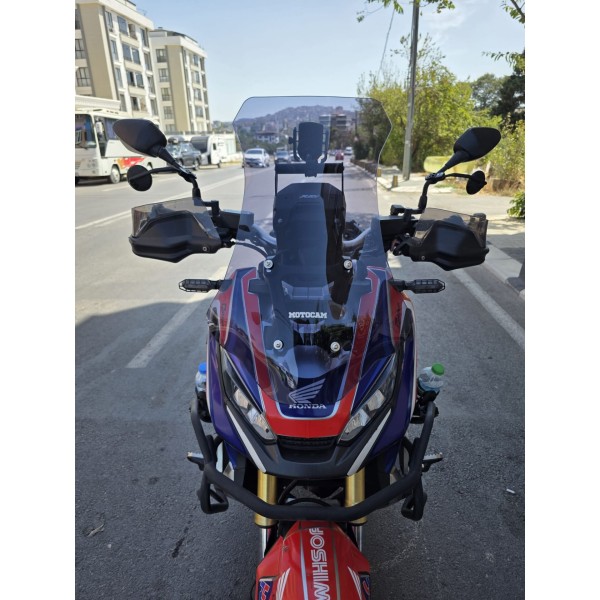 Honda X ADV 750 Siperlik Ön Cam 2017 2020 Model 70cm Füme Renkli 4mm UZUN CAM