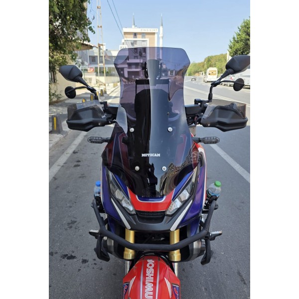 Honda X ADV 750 Siperlik Ön Cam 2017 2020 Model 70cm Siyah Renkli 4mm UZUN CAM