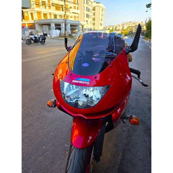 Kawasaki ZX 9R Siperlik Ön Cam 1994 2003 Model 41cm Siyah Renkli 4mm