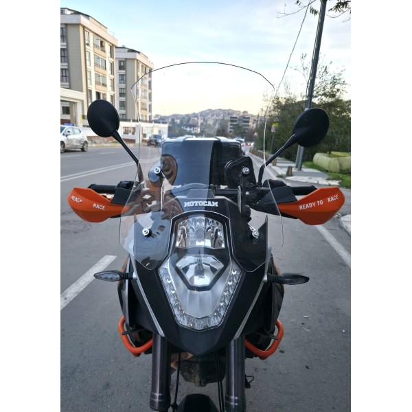 KTM 1090 Siperlik Ön Cam 2008 2017 Model 56cm Şeffaf Renkli 4mm KTM 1090 Siperlik Ön Cam 2008 2017 Model 56cm Şeffaf Renkli 4mm
