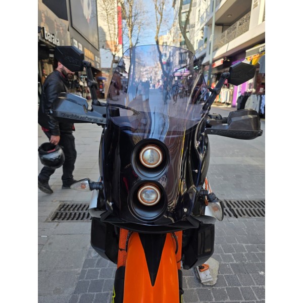 KTM 950 990 Adventure KİT RALLY Replikaa Siperlik Ön Cam 51cm Füme Renkli 4mm