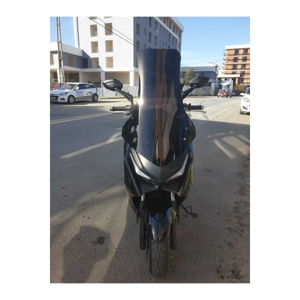 Kymco Krv 200 Siperlik Ön Cam 2022 2025 Model 75cm Siyah Renkli 4mm UZUN CAM
