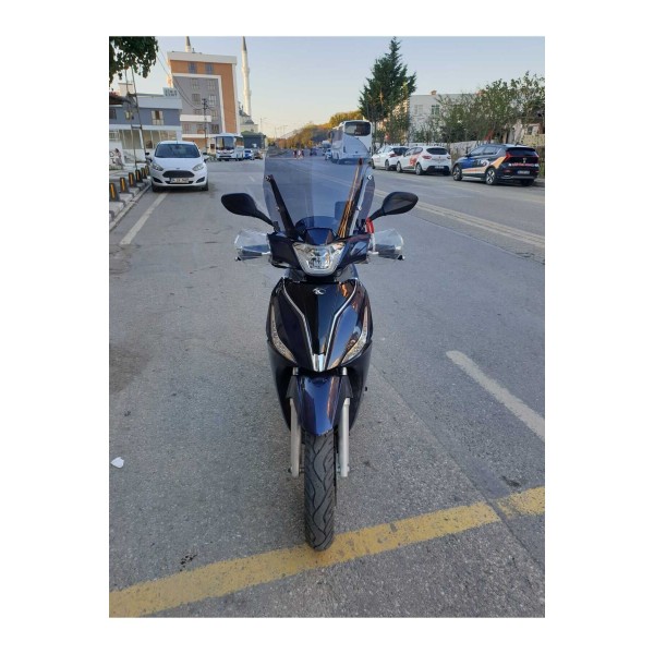 Kymco People S 200 Siperlik Ön Cam 2020 2025 Model 38cm Füme Renkli 4mm KISA SPOR CAM