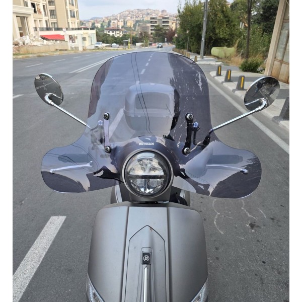 Mondial Exon 125 Ön Cam 2023 2025 Model 39cm Füme Renkli 4mm APARAT GÖNDERİLMEYECEK Mondial Exon 125 Ön Cam 2023 2025 Model 39cm Füme Renkli 4mm APARAT GÖNDERİLMEYECEK