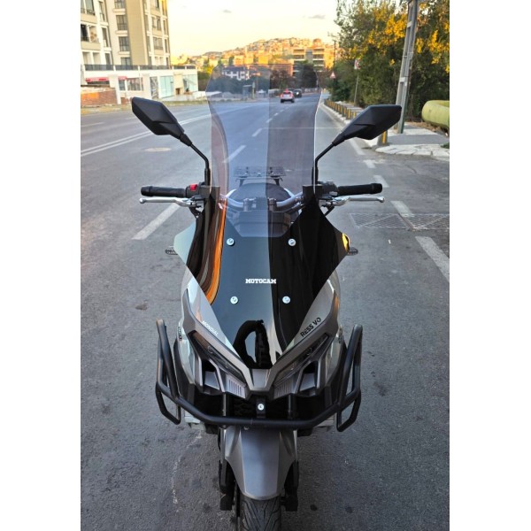 Mondial Ressivo 250 Siperlik Ön Cam 2023 2025 Model 78cm Füme Renkli 4mm Mondial Ressivo 250 Siperlik Ön Cam 2023 2025 Model 78cm Füme Renkli 4mm