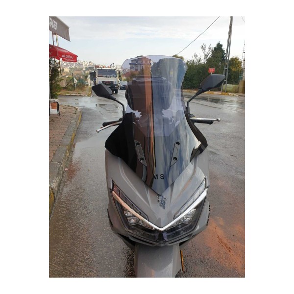 Mondial Strada 125 Siperlik Ön Cam 2023 2025 Model 75cm Füme Renkli 4mm UZUN CAM